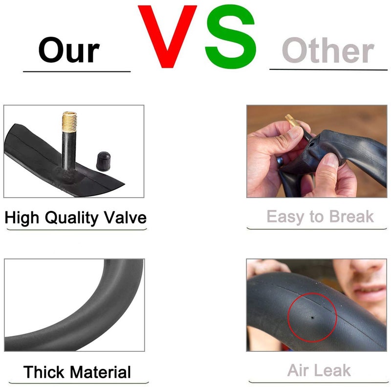 EddHomes 26 Inch Bike Tube 26x2.125 Bicycle Tube 26x1.90/26x1.95 Bike Tire Tube Replacement Bike Tube Road Bicycle Inner Tube Mountain Bike Inner Tube (26in Bike Tube 2pcs) - Image 5